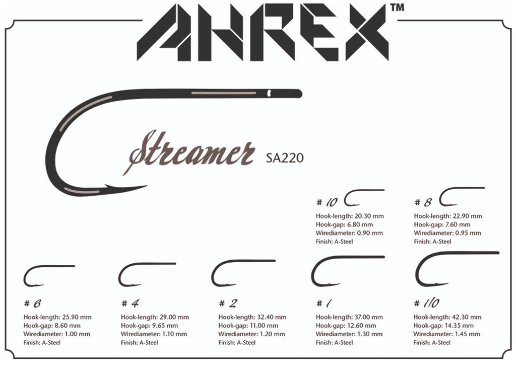 Ahrex SA220 Saltwater Streamer Hook – Fly Artist