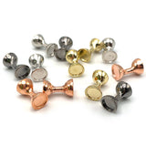 Hareline Flat-End Tungsten Hourglass Eyes