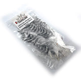 Hareline Jailhouse Marabou - White Barred Black