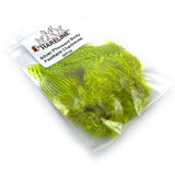 Hareline Silver Pheasant Body Feathers - Chartreuse