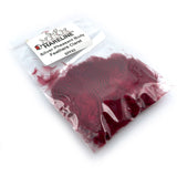 Hareline Silver Pheasant Body Feathers - Claret