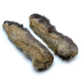 Hareline Snowshoe Rabbit Feet - Dark Dun
