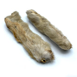 Hareline Snowshoe Rabbit Feet - Light Dun