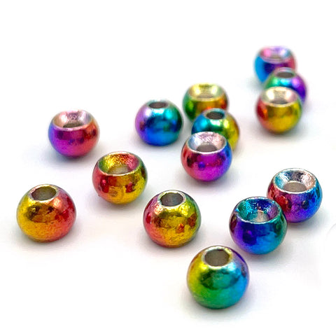 Hareline Rainbow Hued Plummeting Tungsten Beads