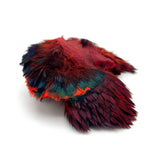 Hareline Ringneck Pheasant Neck Patch - Indian Crow Red