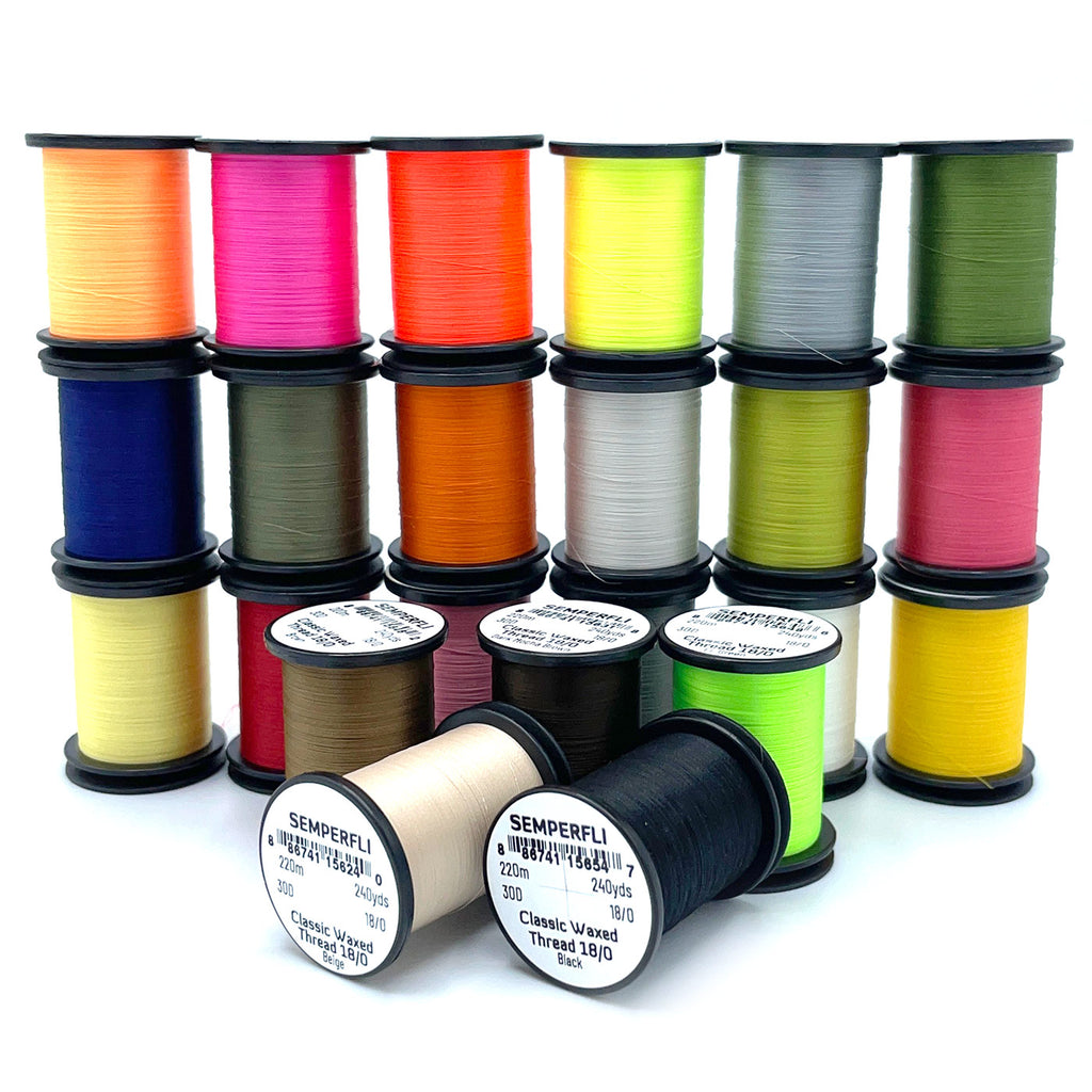 Semperfli Classic Waxed Thread 18/0 (30 Denier) – Fly Artist
