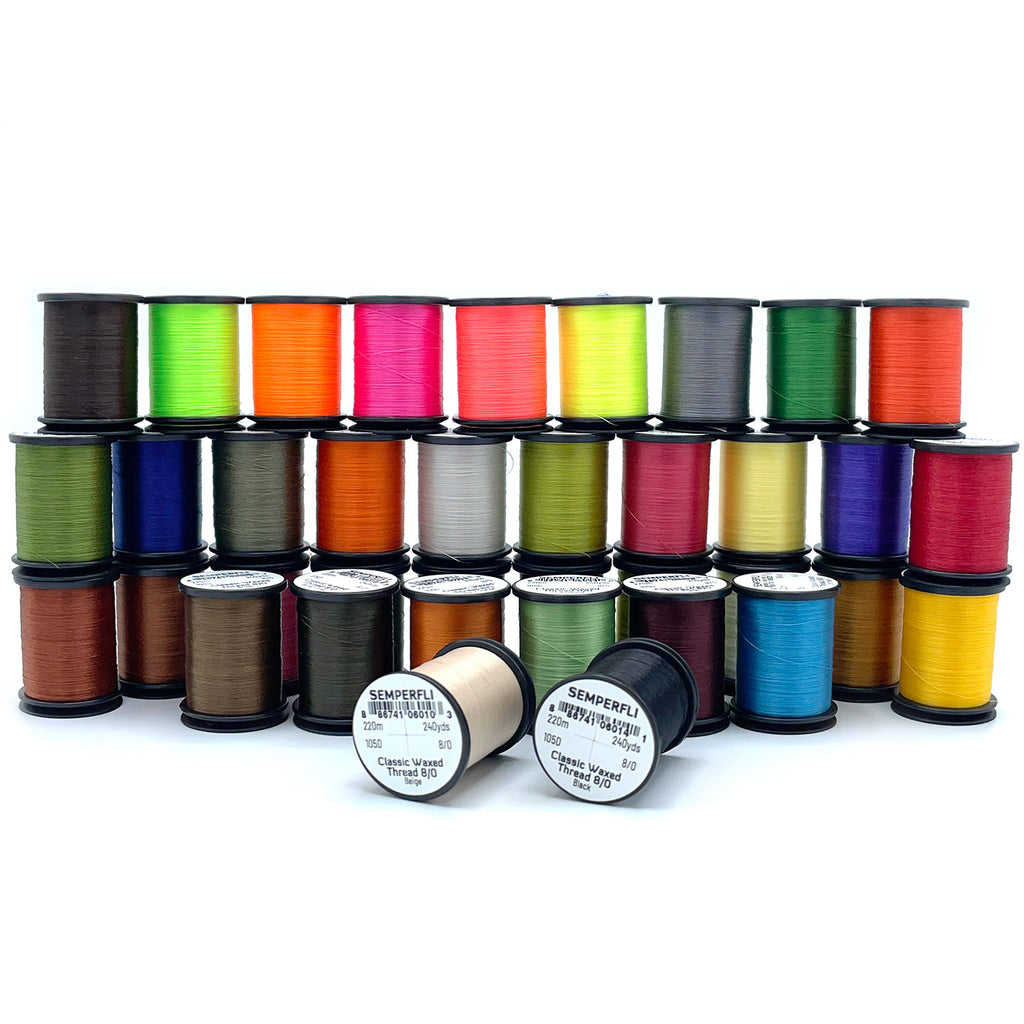 Semperfli Classic Waxed Thread 8/0 (105 Denier) – Fly Artist