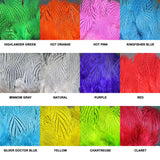 Hareline Silver Pheasant Body Feathers - Color Chart