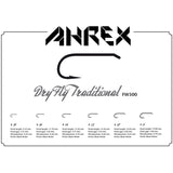 Ahrex FW500 Freshwater Traditional Dry Fly Hook : Size Chart