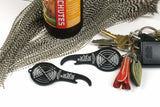 Hareline Bottle Opener Hackle Gauge Key