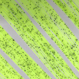 Crazy Legs - Chartreuse With Black Flakes