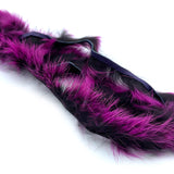 Crosscut Frostip Rabbit Strips - Black / Fuchsia