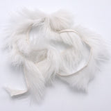 Crosscut Rabbit Strips - White