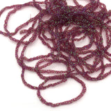 Dyed Pearl Diamond Braid - Claret