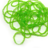 Dyed Pearl Diamond Braid - Fluorescent Chum Green