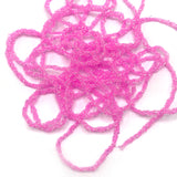 Dyed Pearl Diamond Braid - Fluorescent Hot Pink