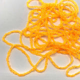 Dyed Pearl Diamond Braid - Fluorescent Orange