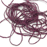 Dyed Pearl Diamond Braid - Holographic Claret