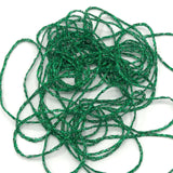 Dyed Pearl Diamond Braid - Holographic Green