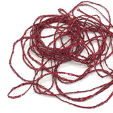 Dyed Pearl Diamond Braid - Holographic Red