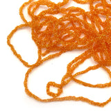 Dyed Pearl Diamond Braid - Orange