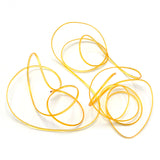 Hareline Half Round D Rib - Amber