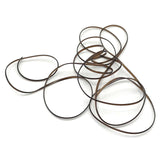 Hareline Half Round D Rib - Brown