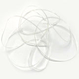 Hareline Half Round D Rib - Clear