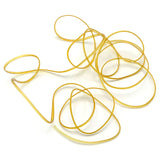 Hareline Half Round D Rib - Dark Gold Stone
