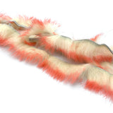 Crosscut Two Tone Rabbit Flesh Strips - Creamy Pink