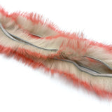 Crosscut Two Tone Rabbit Flesh Strips - Fleshy Pink