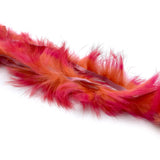 Crosscut Two Tone Rabbit Flesh Strips - Pinky Shrimp