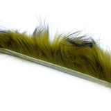 Hareline Finn Raccoon Zonker Strip - Olive