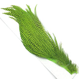 Hareline Half Rooster Cape - Grizzly Chartreuse