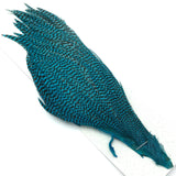 Hareline Half Rooster Cape - Grizzly Teal Blue