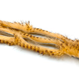 Hareline Barred Magnum Rabbit Strips - Brown Barred Peach
