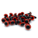 Hareline Posted Dome Eyes - Red