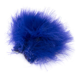 Strung Marabou Blood Quill Feathers - Bright Purple