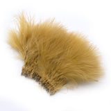 Strung Marabou Blood Quill Feathers - Ginger