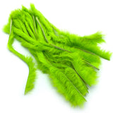Hareline Zonker Cut Rabbit Hide Strips - Chartreuse Green