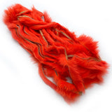 Hareline Zonker Cut Rabbit Hide Strips - Fluorescent Krill