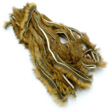Hareline Zonker Cut Rabbit Hide Strips -  Gold Variant