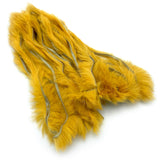Hareline Zonker Cut Rabbit Hide Strips -  Golden Dorado