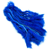 Hareline Zonker Cut Rabbit Hide Strips - Navy Blue