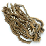 Hareline Zonker Cut Rabbit Hide Strips - Sand Variant