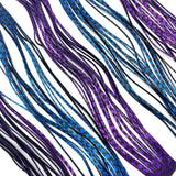 Senyo's Fusion Foil Legs - Barred Blue & Purple Foil