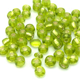 Tyers Glass Beads - Silver Lined Chartreuse