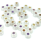 STyers Glass Beads - Silver Lined Silver