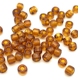 Tyers Glass Beads - Transparent Root Beer