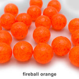 Spirit River UV2 Fusion Egg Beads - Fireball Orange